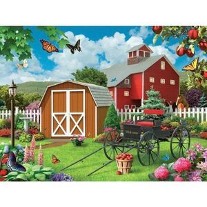 Master Pieces Lazy Days Barnyard Beauties 1000 pc Jigsaw Puzzle